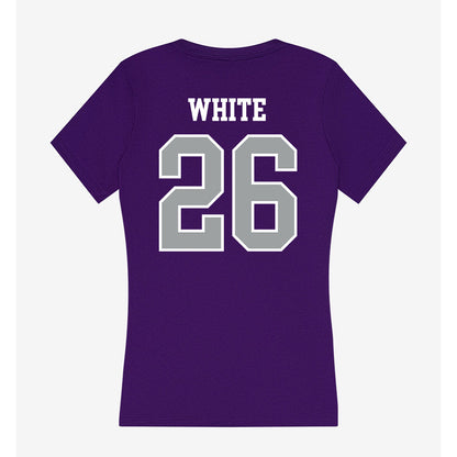 Tarleton State - NCAA Women's Soccer : Sydney White - Women's V-Neck T-Shirt-1