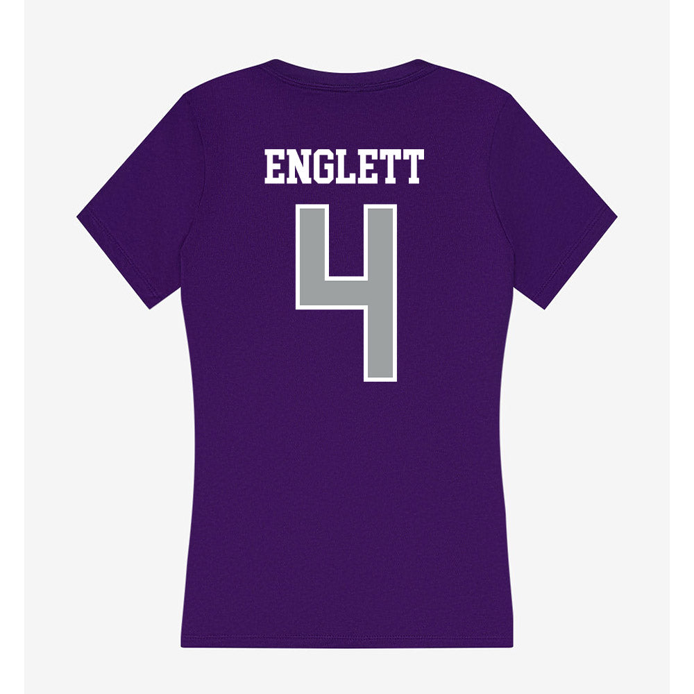 Tarleton State - NCAA Baseball : Brady Englett - Women's V-Neck T-Shirt-1
