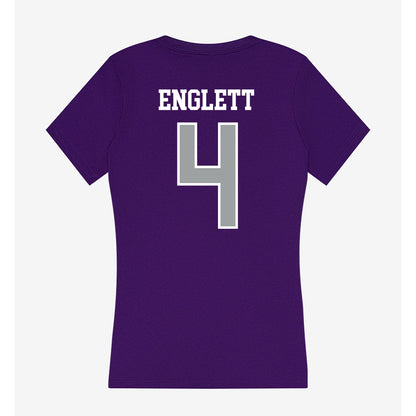 Tarleton State - NCAA Baseball : Brady Englett - Women's V-Neck T-Shirt-1