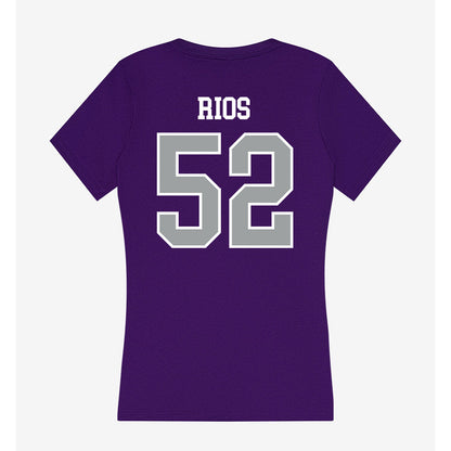 Tarleton State - NCAA Football : Robert Rios - Women's V-Neck T-Shirt-1