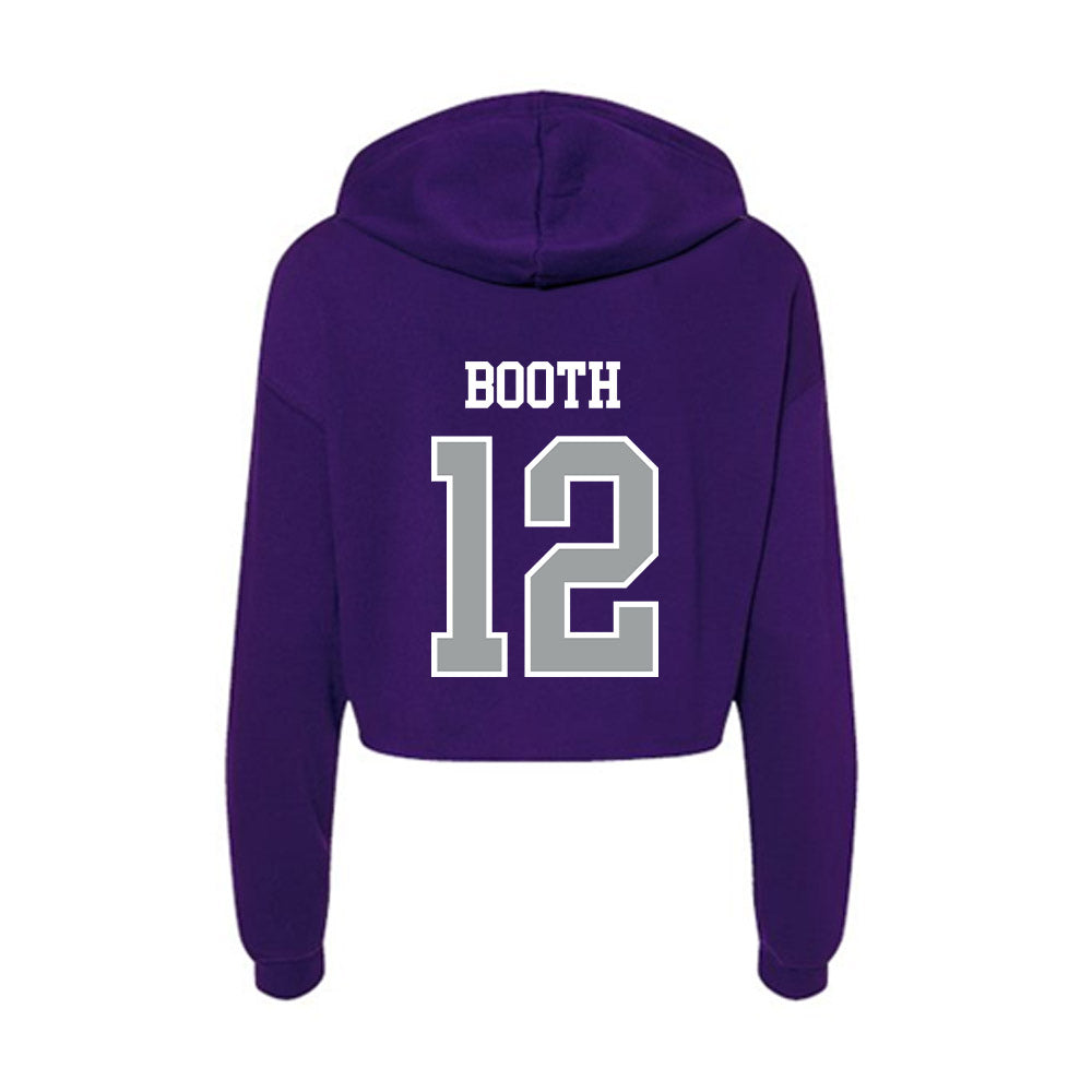 Tarleton State - NCAA Women's Basketball : Grace Booth - Women's Crop Fleece Hoodie-1