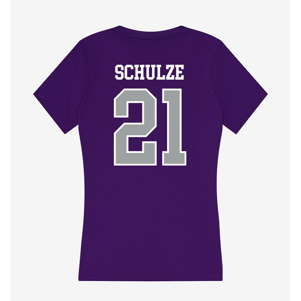 Tarleton State - NCAA Women's Soccer : Sammy Schulze - Women's V-Neck T-Shirt-1