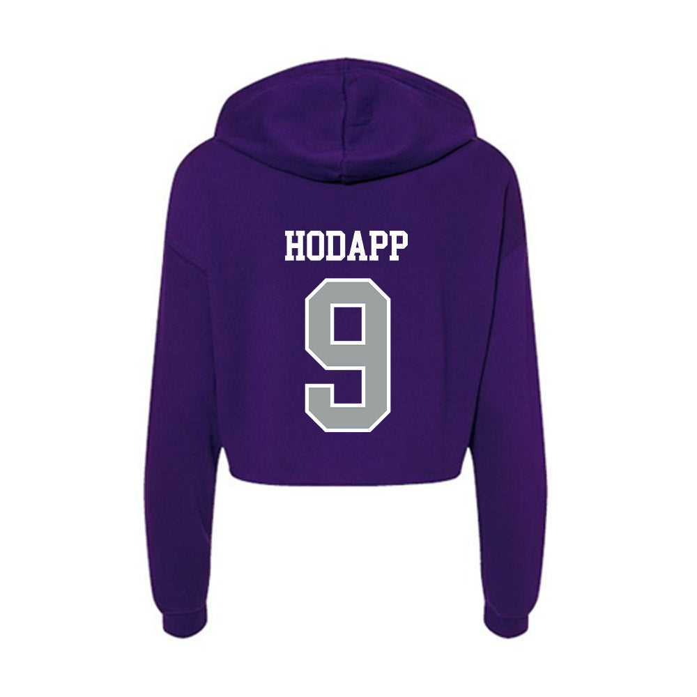 Tarleton State - NCAA Beach Volleyball : Lexie Hodapp - Women's Crop Fleece Hoodie-1