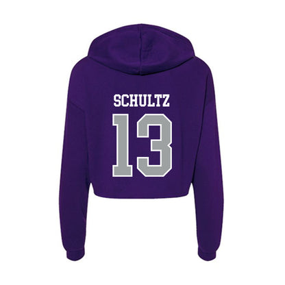Tarleton State - NCAA Softball : Shelby Schultz - Women's Crop Fleece Hoodie-1