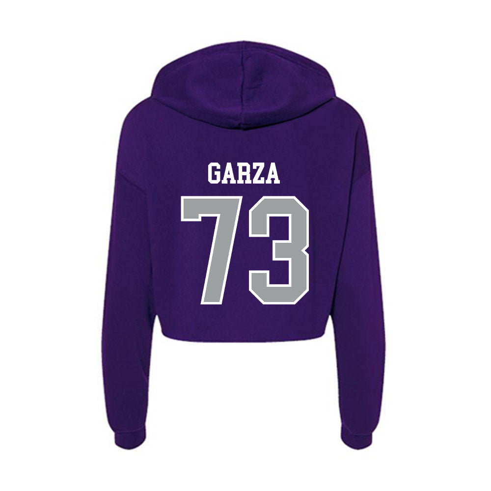 Tarleton State - NCAA Football : Rowdy Garza - Women's Crop Fleece Hoodie-1