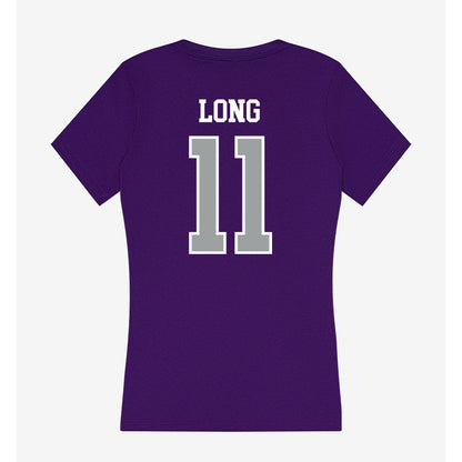 Tarleton State - NCAA Women's Basketball : Jakoriah Long - Women's V-Neck T-Shirt-1