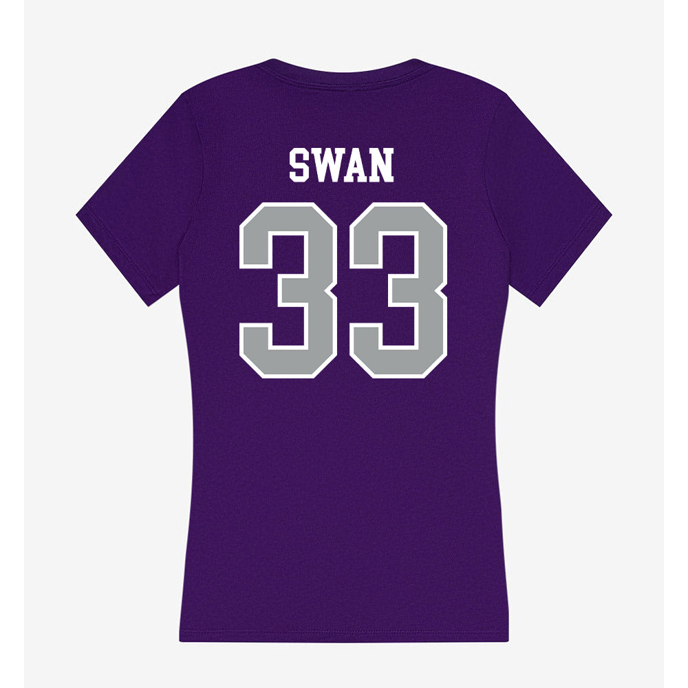 Tarleton State - NCAA Baseball : Kasey Swan - Women's V-Neck T-Shirt-1