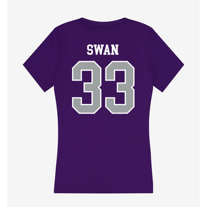 Tarleton State - NCAA Baseball : Kasey Swan - Women's V-Neck T-Shirt-1