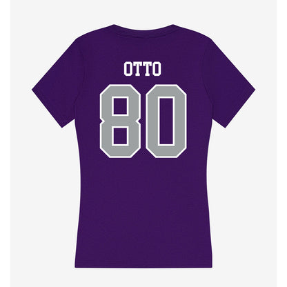 Tarleton State - NCAA Football : Dawson Otto - Women's V-Neck T-Shirt-1
