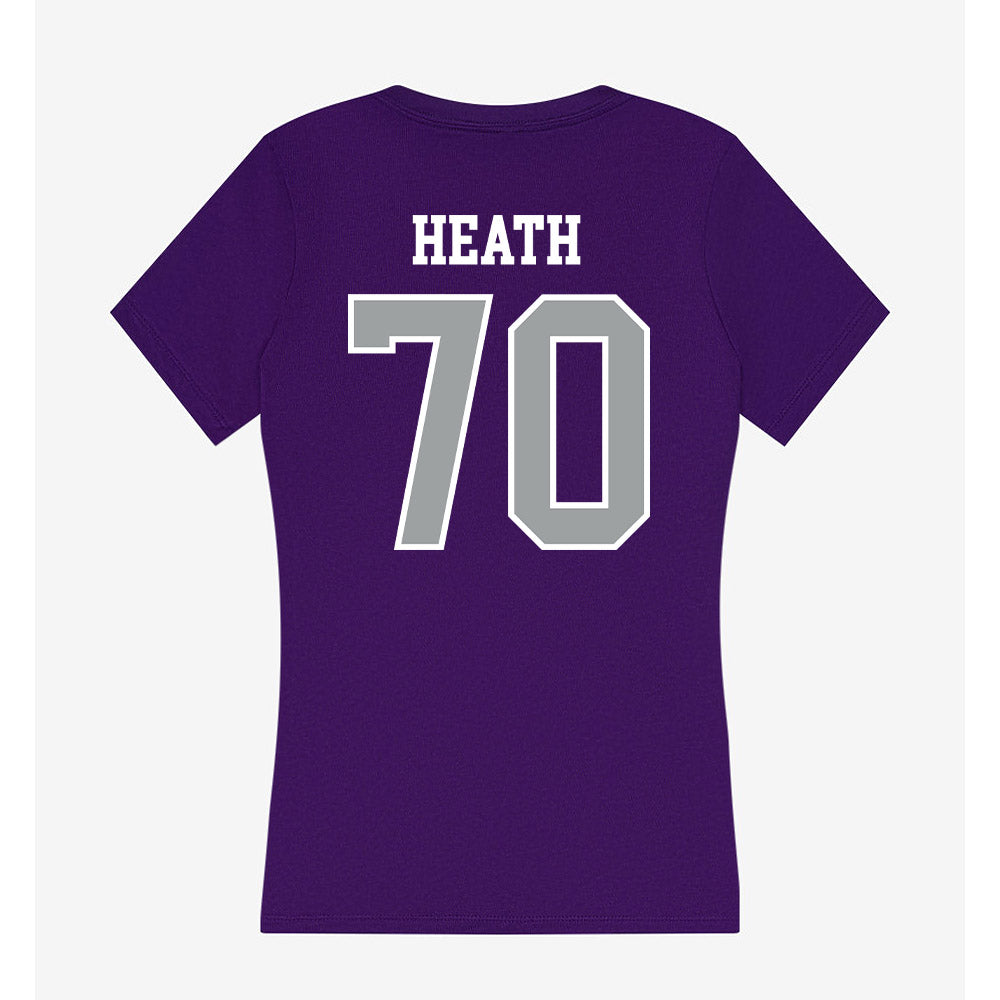 Tarleton State - NCAA Football : Antonio Heath - Women's V-Neck T-Shirt-1