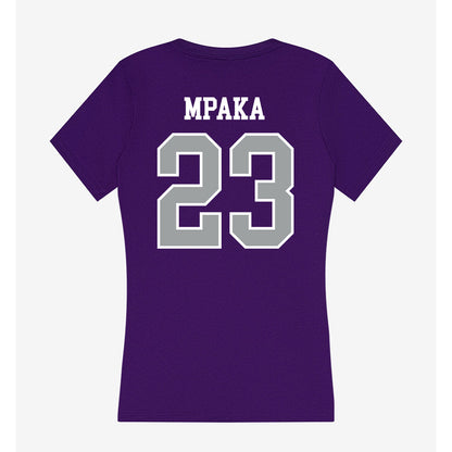Tarleton State - NCAA Men's Basketball : Chris Mpaka - Women's V-Neck T-Shirt-1