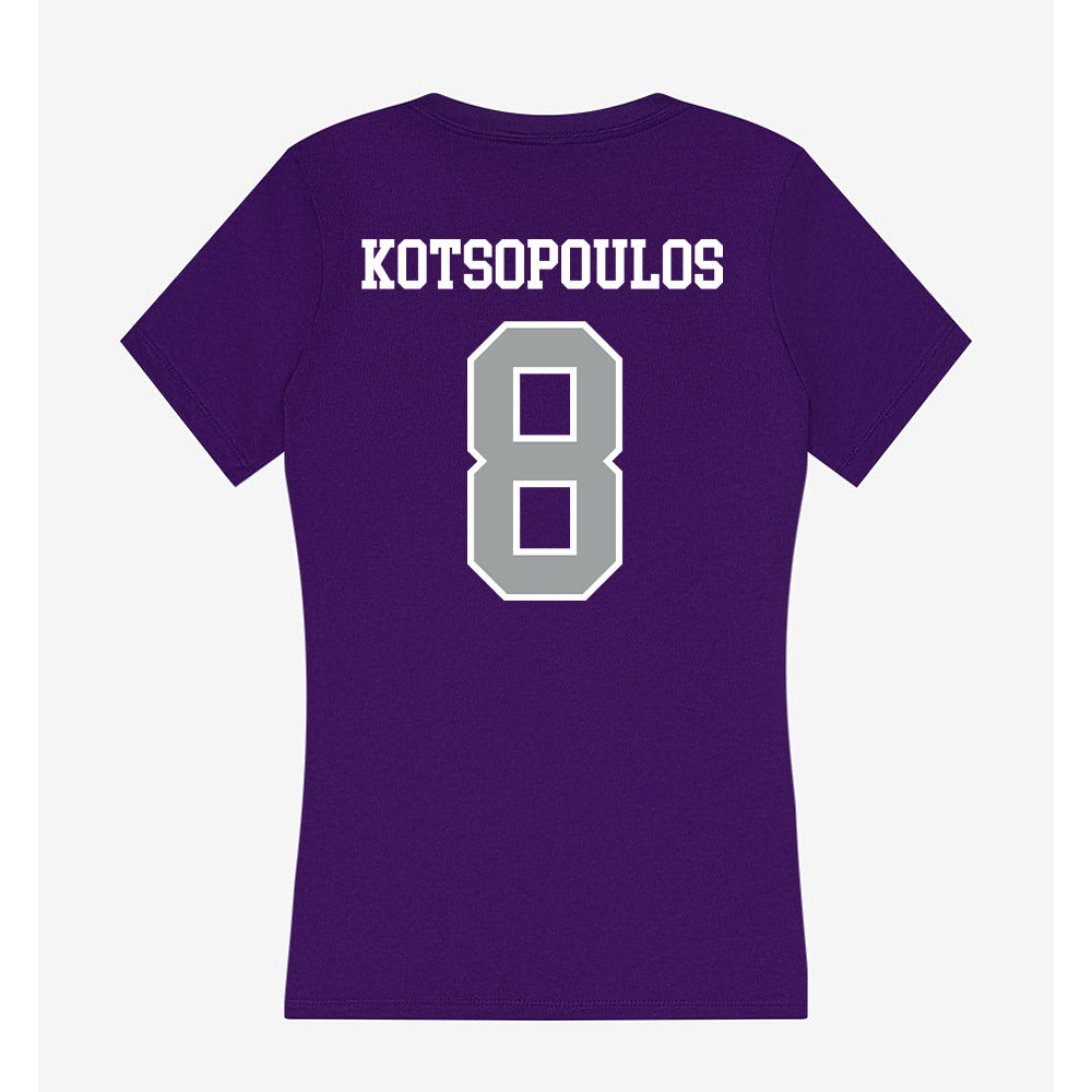 Tarleton State - NCAA Women's Soccer : Kyra Kotsopoulos - Women's V-Neck T-Shirt-1