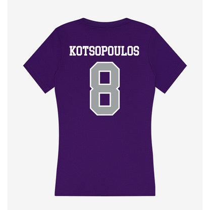 Tarleton State - NCAA Women's Soccer : Kyra Kotsopoulos - Women's V-Neck T-Shirt-1