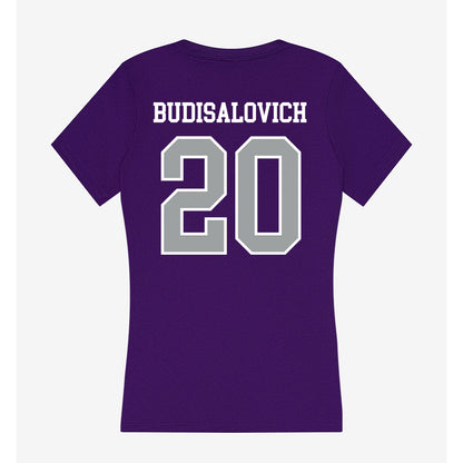 Tarleton State - NCAA Softball : Alyssa Budisalovich - Women's V-Neck T-Shirt-1
