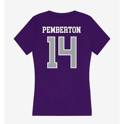 Tarleton State - NCAA Softball : Avery Pemberton - Women's V-Neck T-Shirt-1