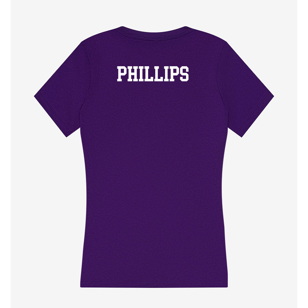 Tarleton State - NCAA Women's Track & Field : Jayana Phillips - Women's V-Neck T-Shirt-1