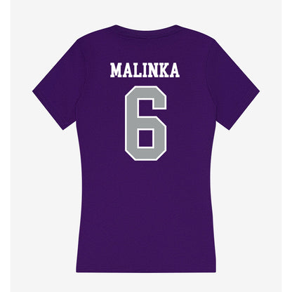 Tarleton State - NCAA Women's Basketball : Luka Malinka - Women's V-Neck T-Shirt-1