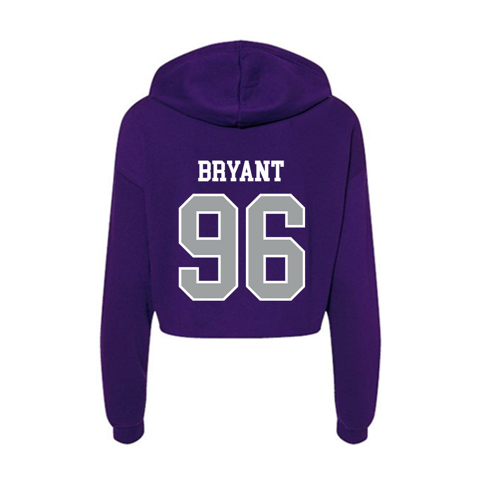Tarleton State - NCAA Football : Deonte Bryant - Women's Crop Fleece Hoodie-1