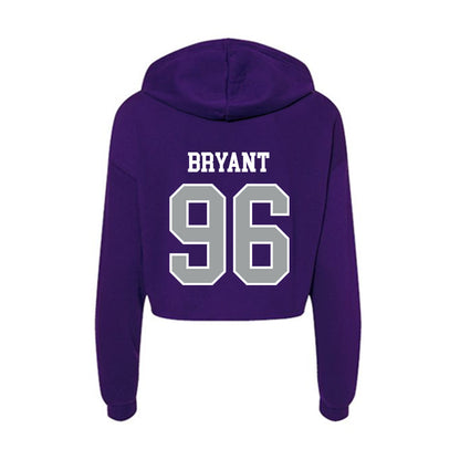 Tarleton State - NCAA Football : Deonte Bryant - Women's Crop Fleece Hoodie-1