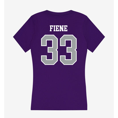 Tarleton State - NCAA Baseball : Peyton Fiene - Women's V-Neck T-Shirt-1