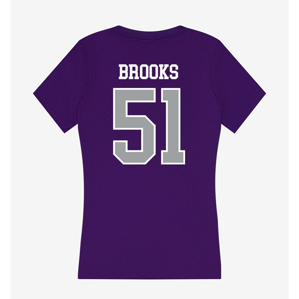 Tarleton State - NCAA Football : Dillon Brooks - Women's V-Neck T-Shirt-1