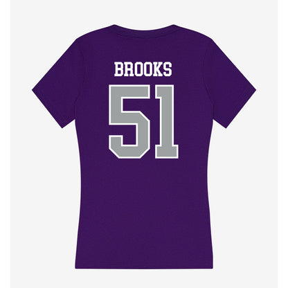 Tarleton State - NCAA Football : Dillon Brooks - Women's V-Neck T-Shirt-1