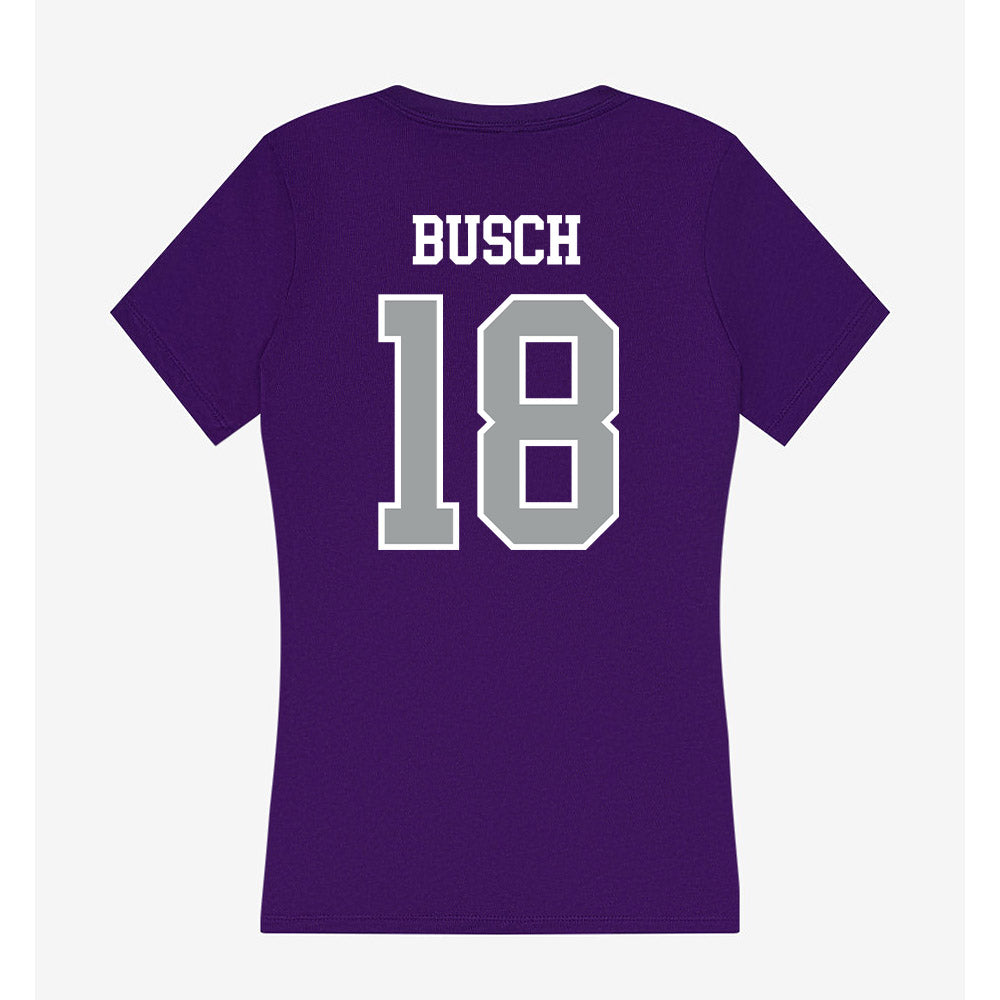 Tarleton State - NCAA Women's Volleyball : Tatum Busch - Women's V-Neck T-Shirt-1