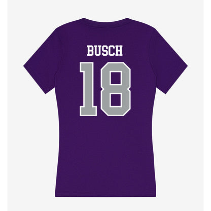 Tarleton State - NCAA Women's Volleyball : Tatum Busch - Women's V-Neck T-Shirt-1