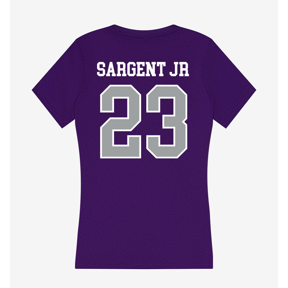 Tarleton State - NCAA Football : Adrian Sargent Jr - Women's V-Neck T-Shirt-1