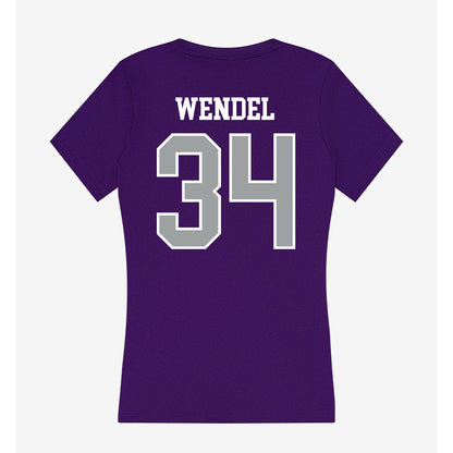 Tarleton State - NCAA Baseball : Ethan Wendel - Women's V-Neck T-Shirt-1