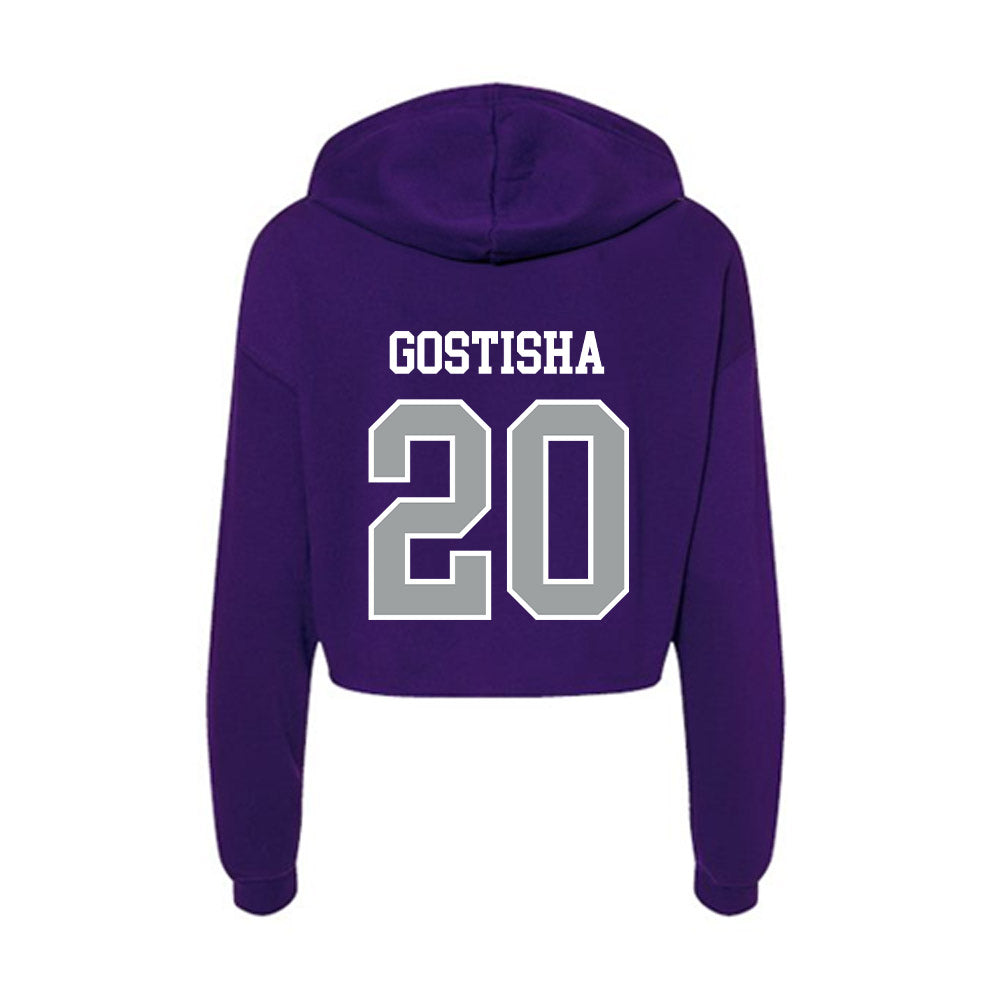 Tarleton State - NCAA Baseball : Braden Gostisha - Women's Crop Fleece Hoodie-1