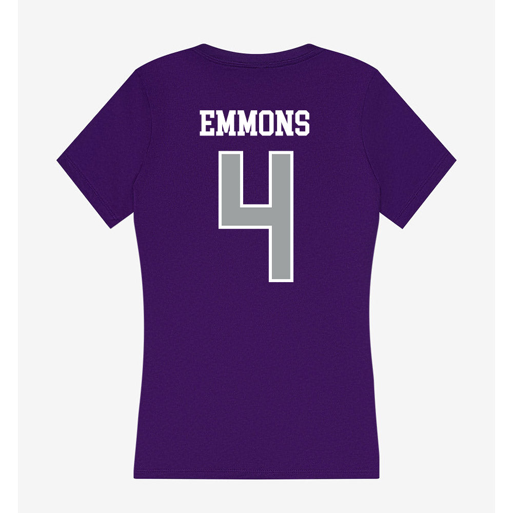 Tarleton State - NCAA Football : Omar Emmons - Women's V-Neck T-Shirt-1