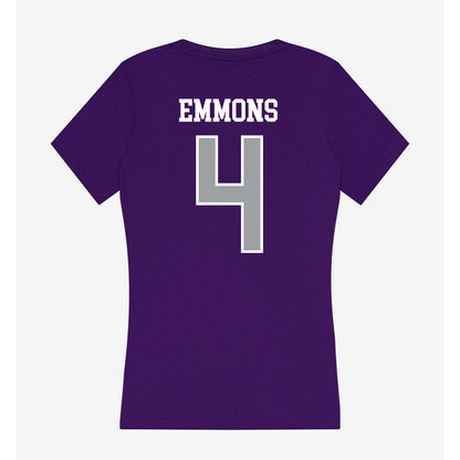 Tarleton State - NCAA Football : Omar Emmons - Women's V-Neck T-Shirt-1