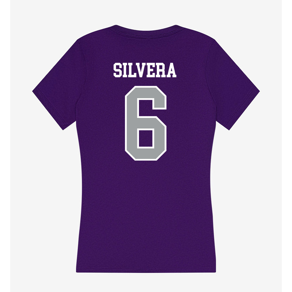 Tarleton State - NCAA Men's Basketball : Marty Silvera - Women's V-Neck T-Shirt-1