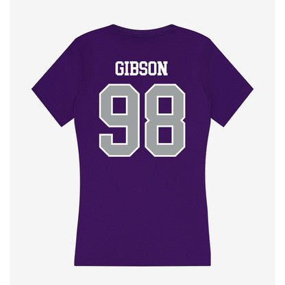 Tarleton State - NCAA Football : Maasai Gibson - Women's V-Neck T-Shirt-1