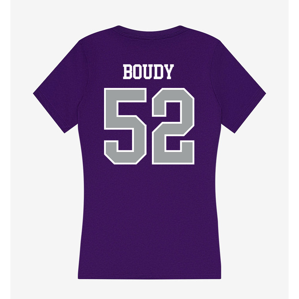 Tarleton State - NCAA Football : Nate Boudy - Women's V-Neck T-Shirt-1