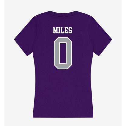 Tarleton State - NCAA Men's Basketball : Izzy Miles - Women's V-Neck T-Shirt-1