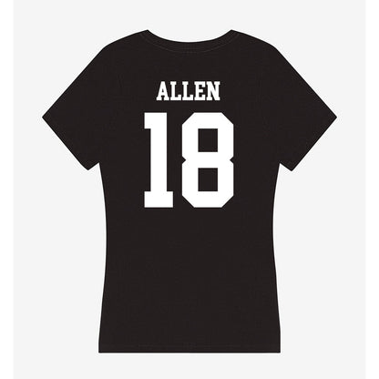 UNC Wilmington - NCAA Baseball : Cooper Allen - Women's V-Neck T-Shirt-1