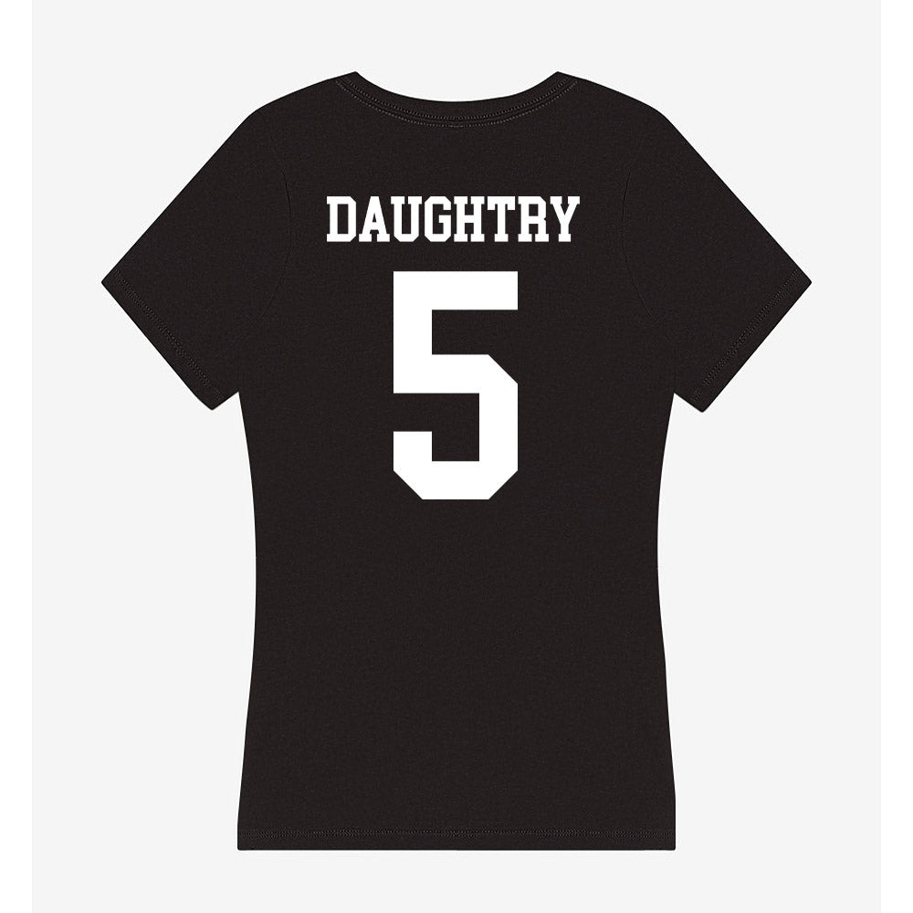 UNC Wilmington - NCAA Softball : Averie Daughtry - Women's V-Neck T-Shirt-1