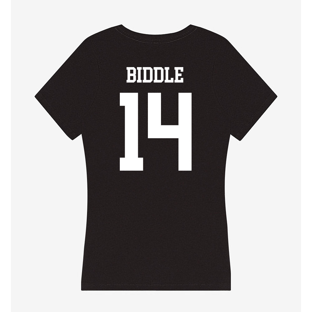 UNC Wilmington - NCAA Softball : Madison Biddle - Women's V-Neck T-Shirt-1