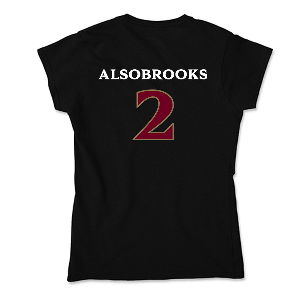Elon - NCAA Football : Senquavious Alsobrooks - Soft Style Women’s T-Shirt-1