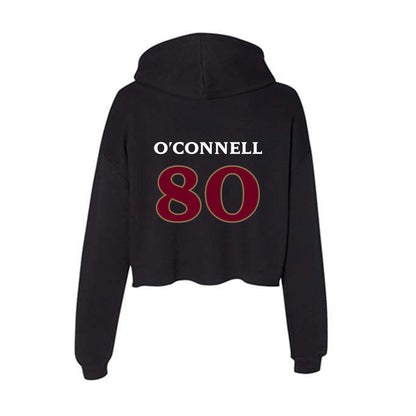 Elon - NCAA Football : Jack O'Connell - Women's Crop Fleece Hoodie-1
