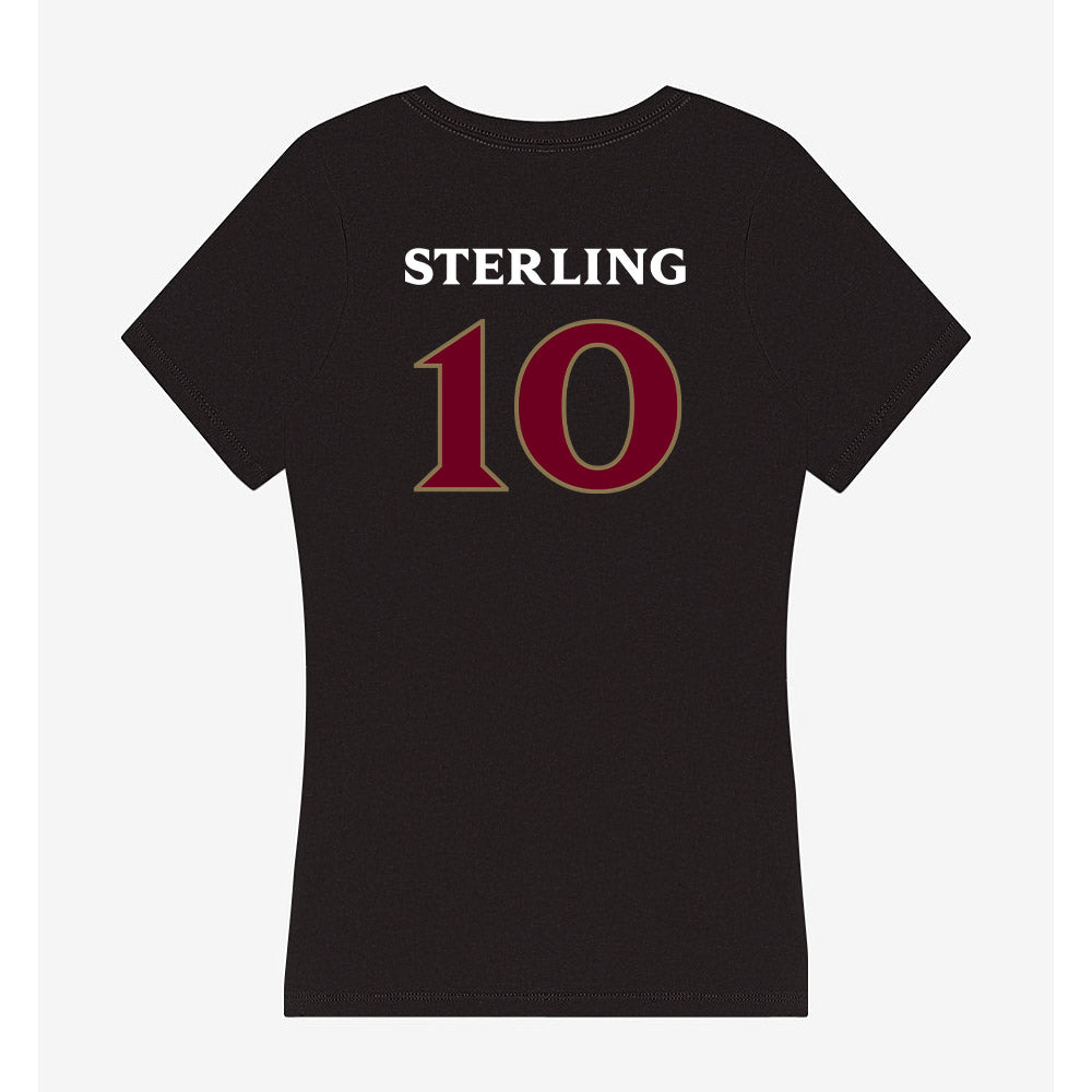 Elon - NCAA Baseball : Nate Sterling - Women's V-Neck T-Shirt-1
