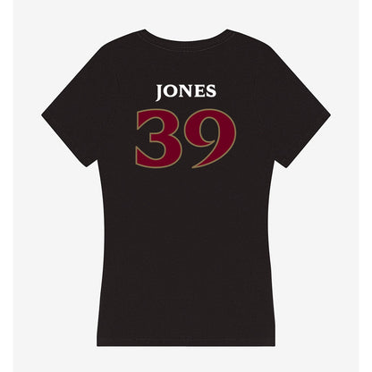 Elon - NCAA Football : Nick Jones - Women's V-Neck T-Shirt-1