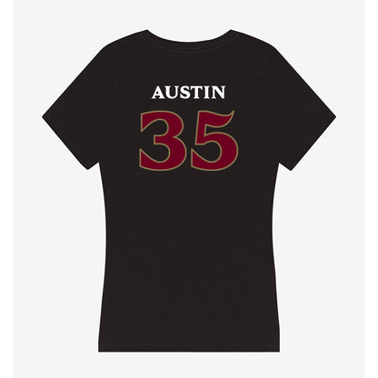 Elon - NCAA Women's Lacrosse : Lillian Austin - Women's V-Neck T-Shirt-1