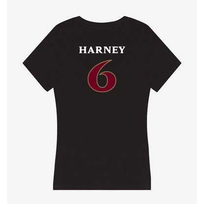 Elon - NCAA Football : Tyquan Harney - Women's V-Neck T-Shirt-1