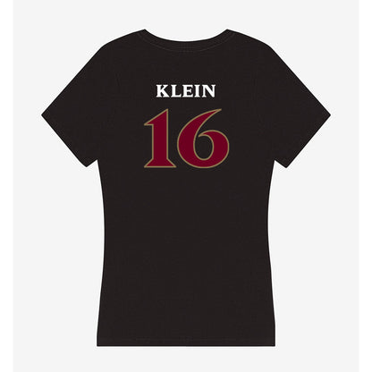 Elon - NCAA Softball : Jenna Klein - Women's V-Neck T-Shirt-1