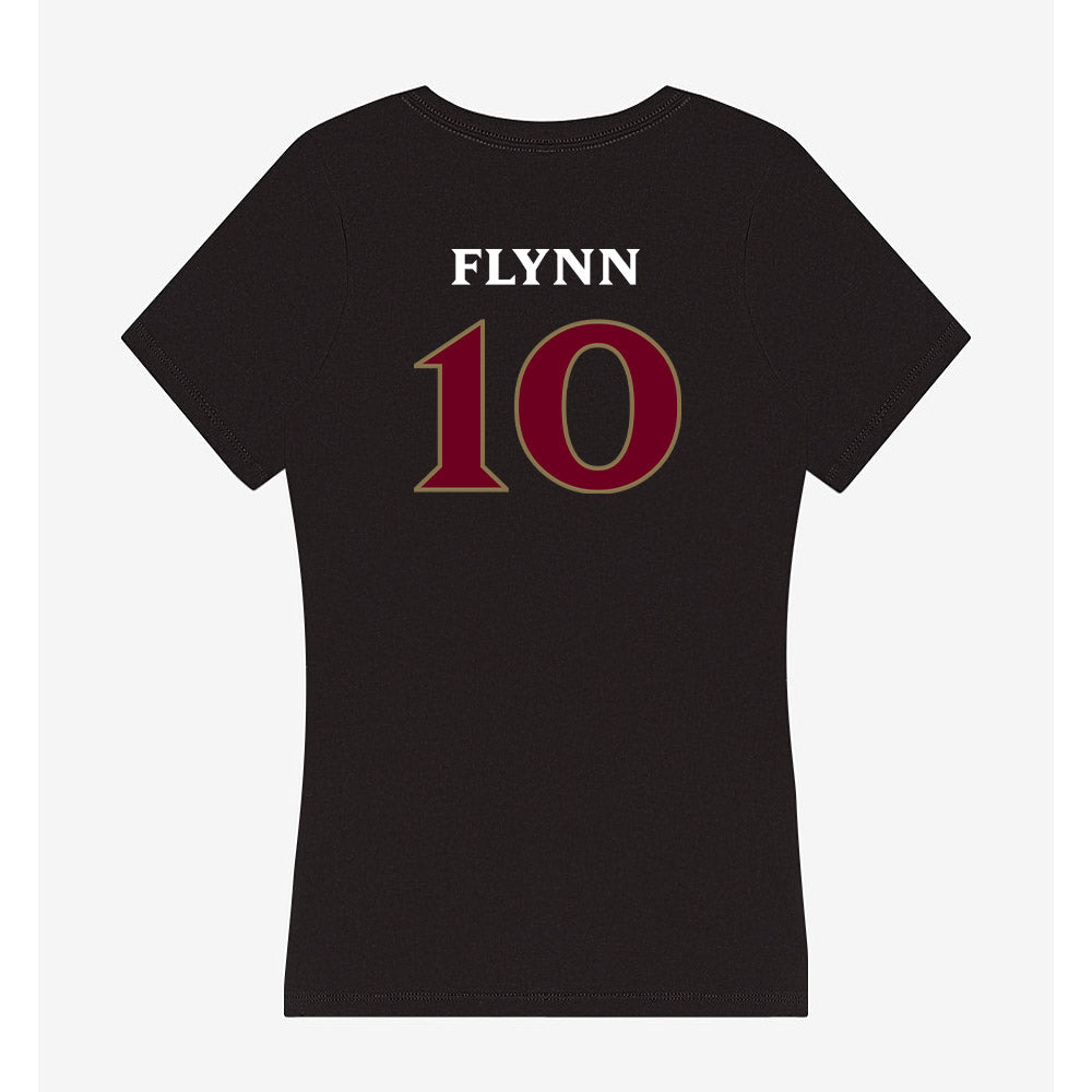 Elon - NCAA Women's Lacrosse : Emma Flynn - Women's V-Neck T-Shirt-1