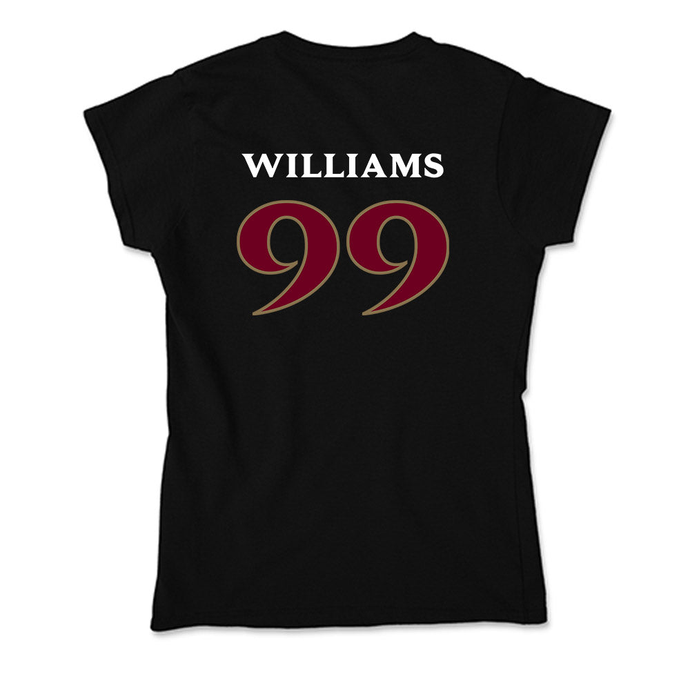 Elon - NCAA Football : Geren Williams - Soft Style Women’s T-Shirt-1