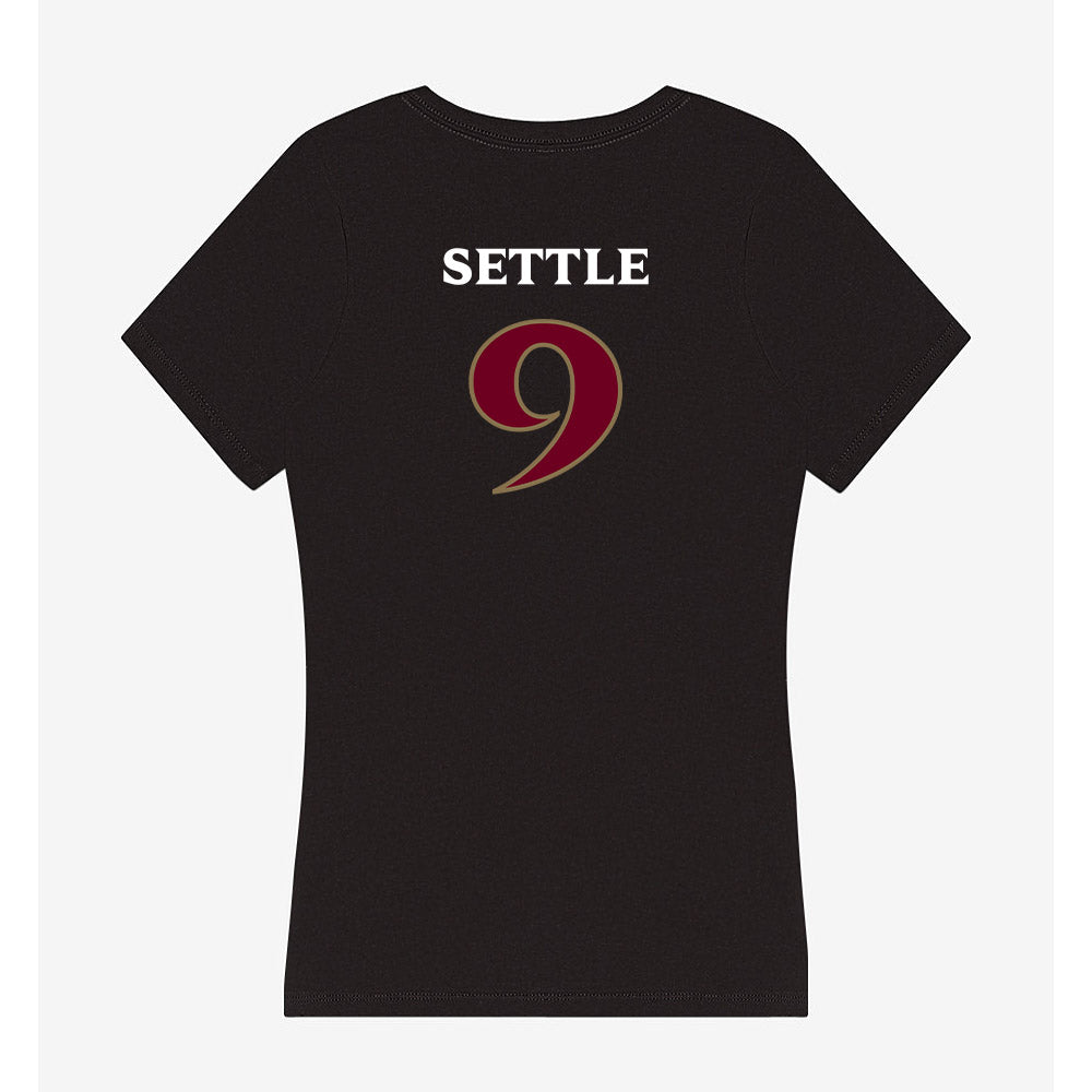 Elon - NCAA Softball : Emily Settle - Women's V-Neck T-Shirt-1